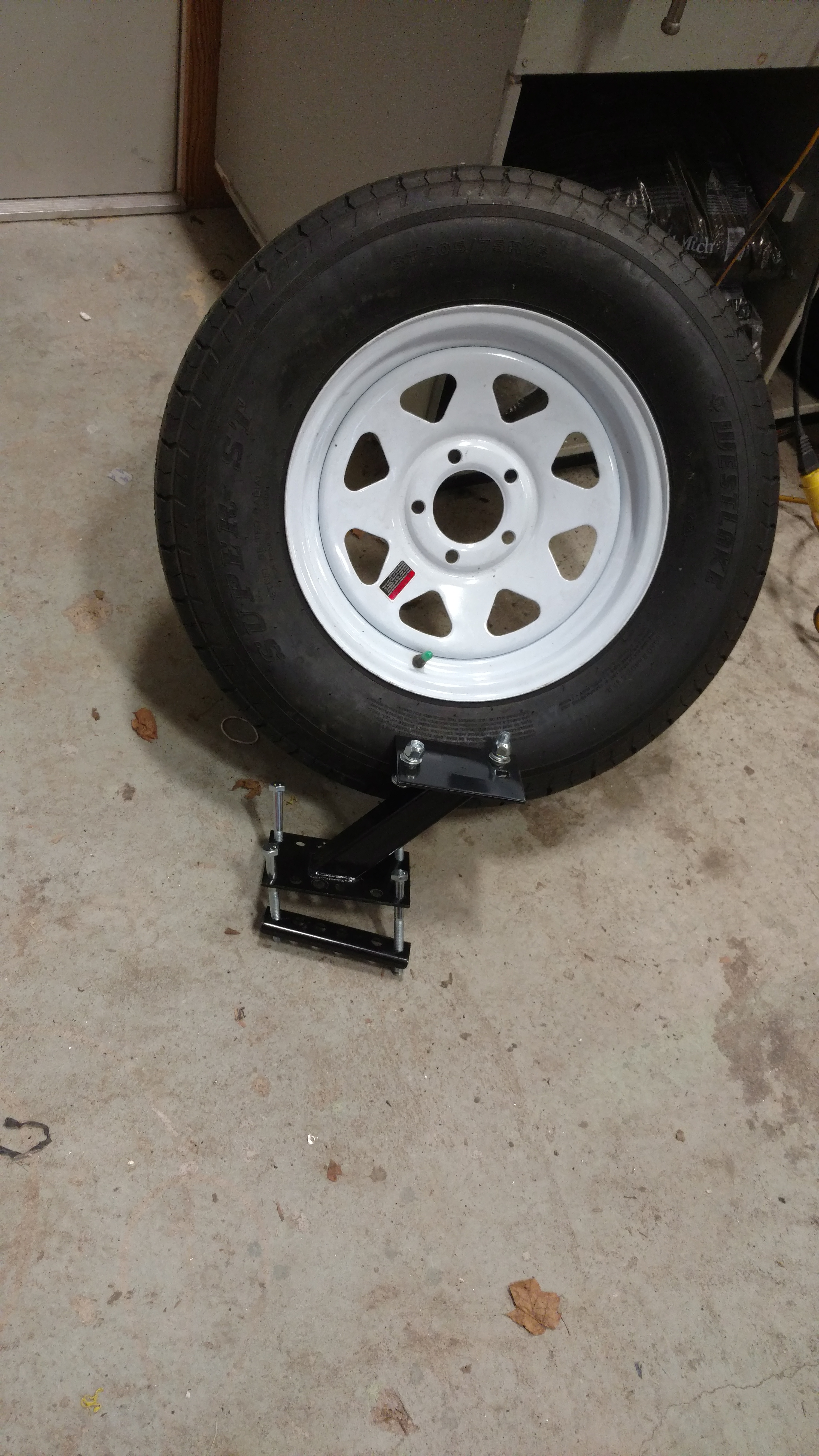 Spare Tire Mount Installation